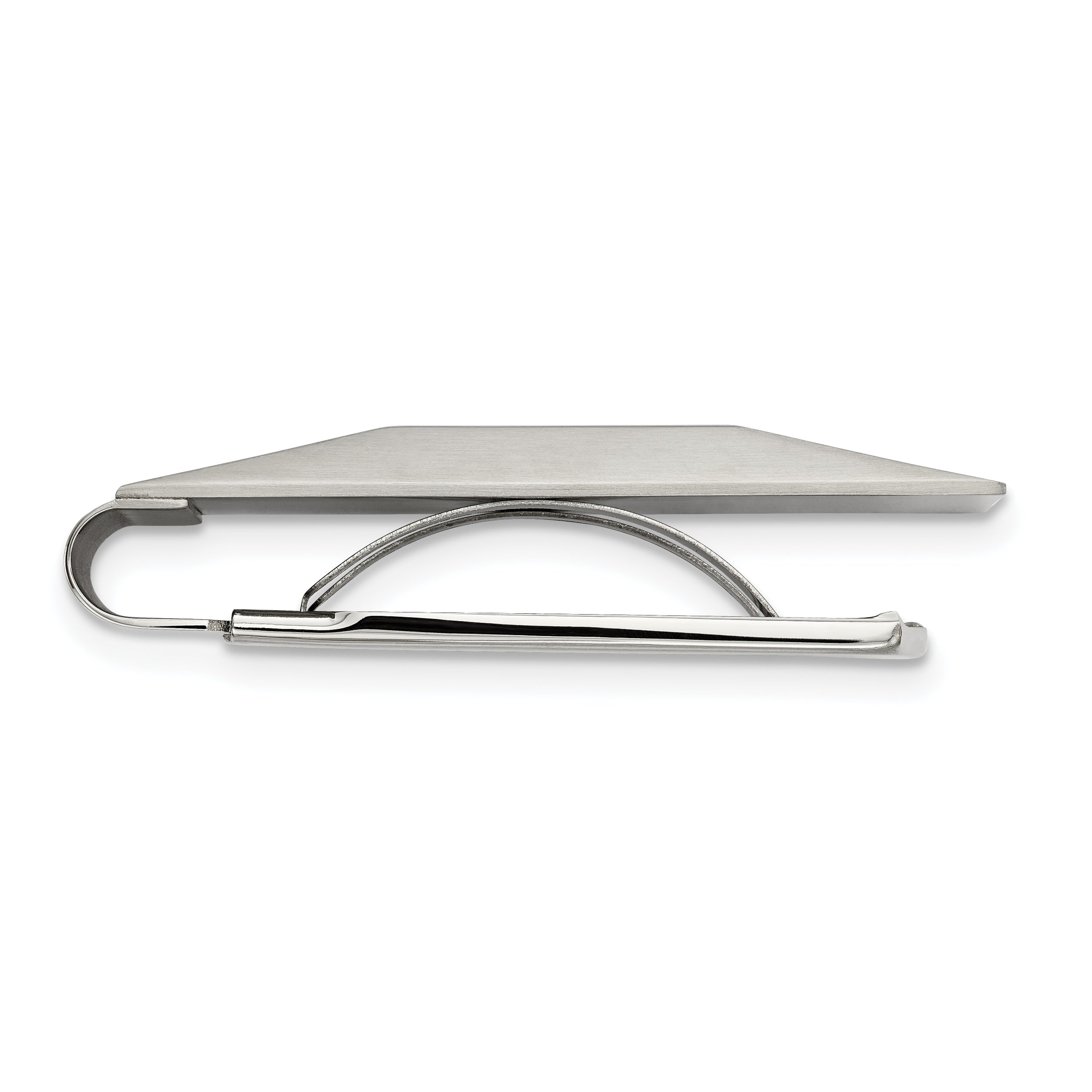 Chisel Stainless Steel Brushed and Polished Money Clip