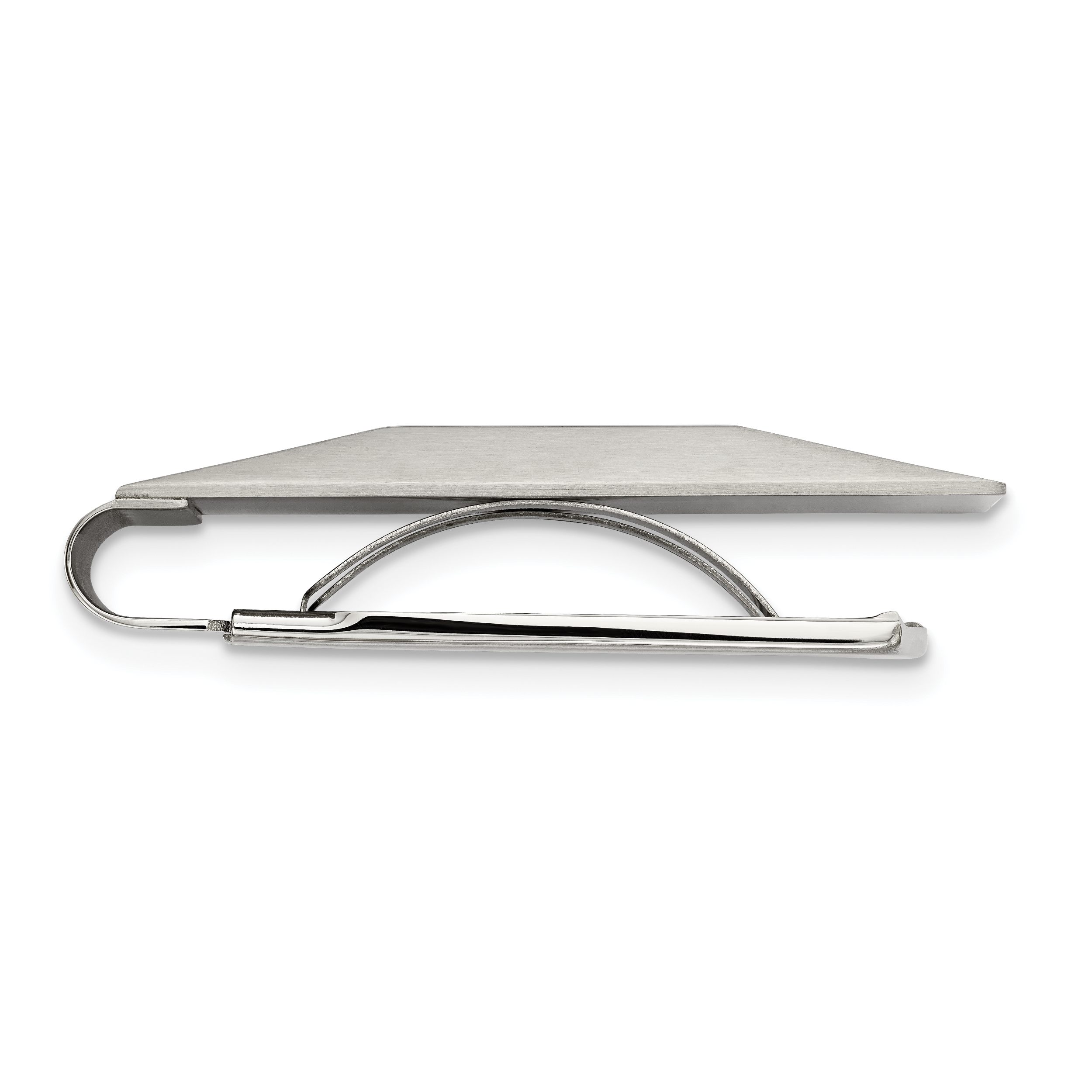 Chisel Stainless Steel Brushed and Polished Money Clip