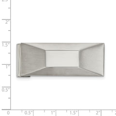 Chisel Stainless Steel Brushed and Polished Money Clip