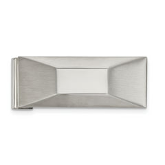 Chisel Stainless Steel Brushed and Polished Money Clip