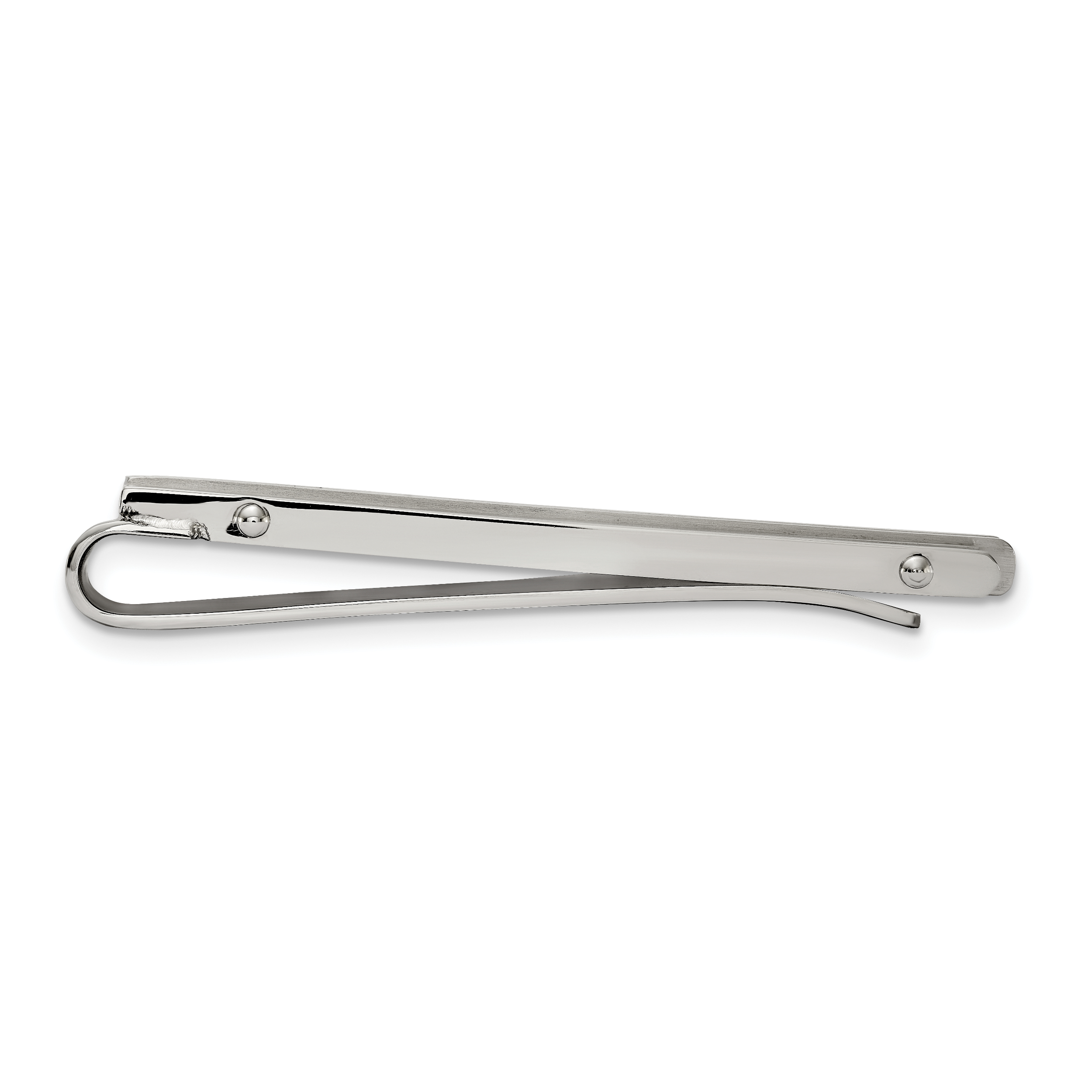 Chisel Stainless Steel Brushed and Polished Money Clip