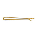 Men's Polished Gold-Tone Stainless Steel Money Clip