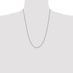 Chisel Stainless Steel Antiqued 2mm Round Curb Chain