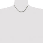 Stainless Steel Rope Chain Necklace 7mm