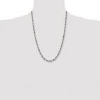 Chisel Stainless Steel Polished 7mm Rope Chain
