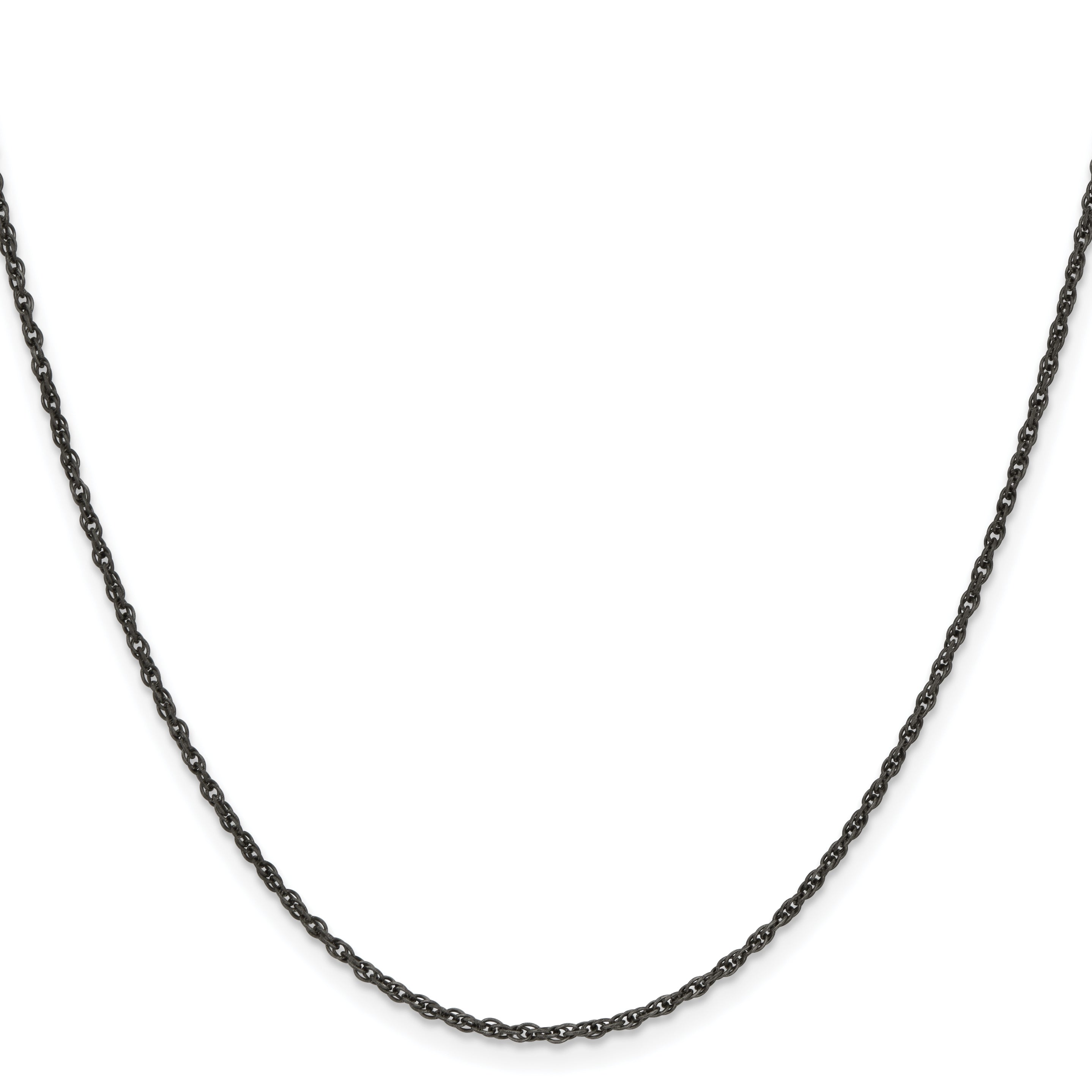 Stainless Steel Open Link Chain Necklace 2mm