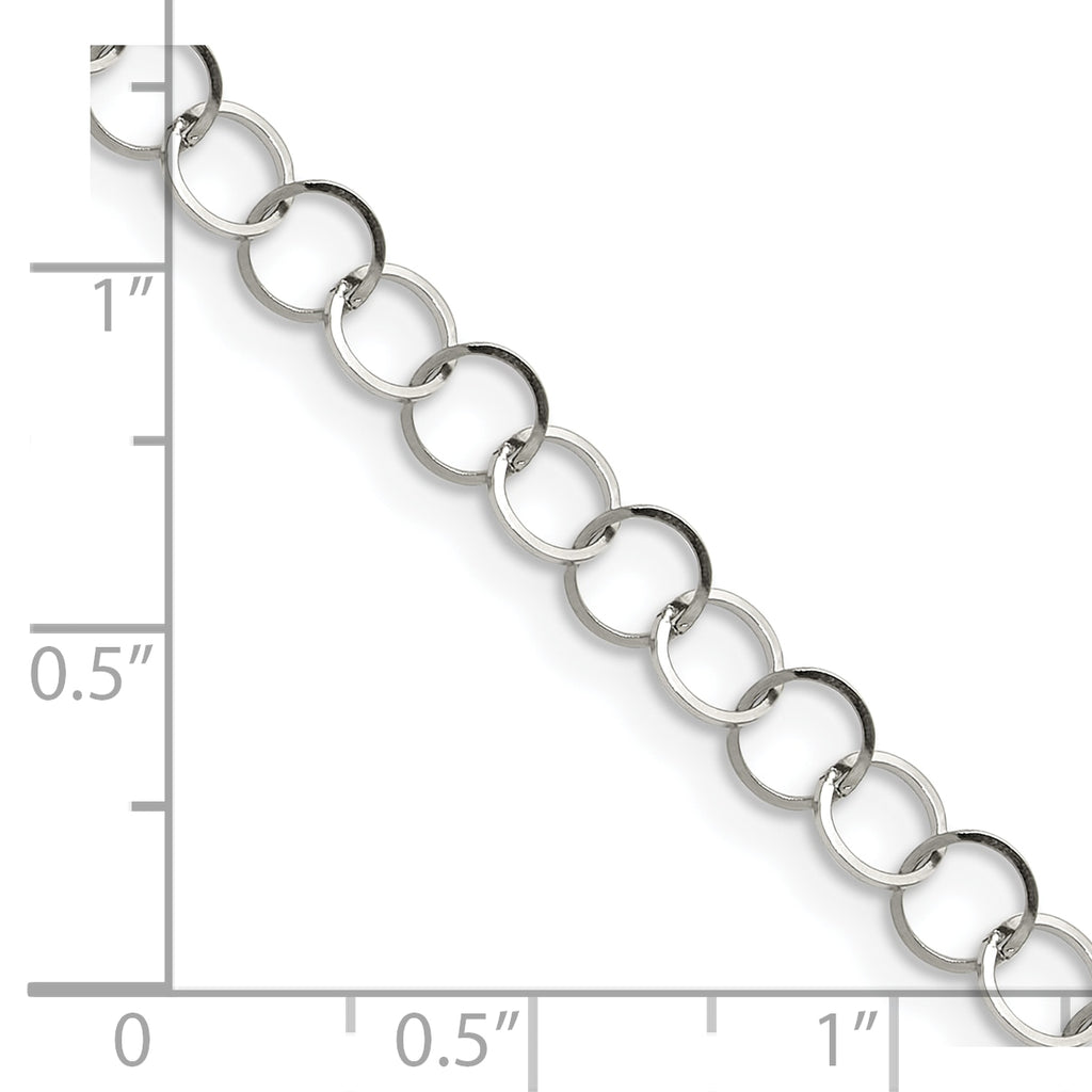 Women's Stainless Steel Link Chain Necklace 5mm