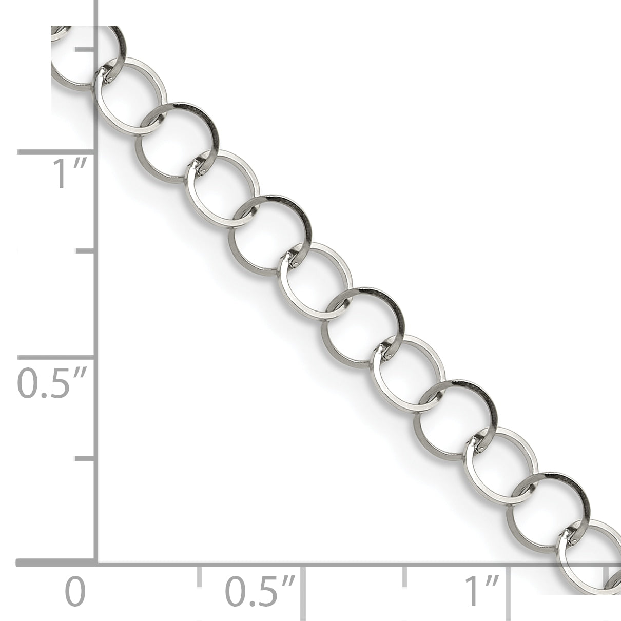 Women's Stainless Steel Link Chain Necklace 5mm