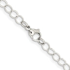 Chisel Stainless Steel Polished 6mm Circle Link Necklace
