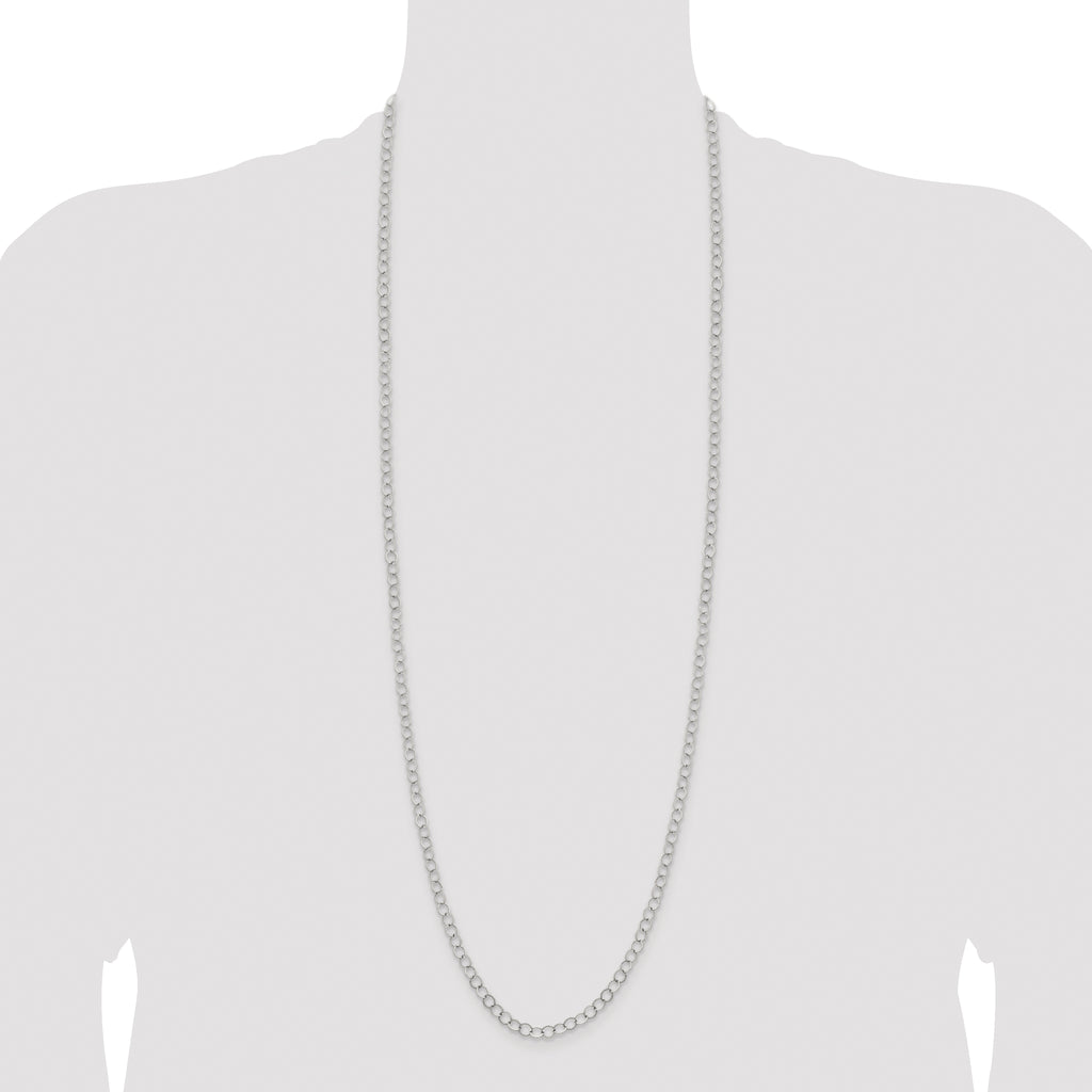 Chisel Stainless Steel Polished 6mm Circle Link Necklace