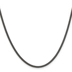 Stainless Steel Curb Chain Necklace 2.25mm