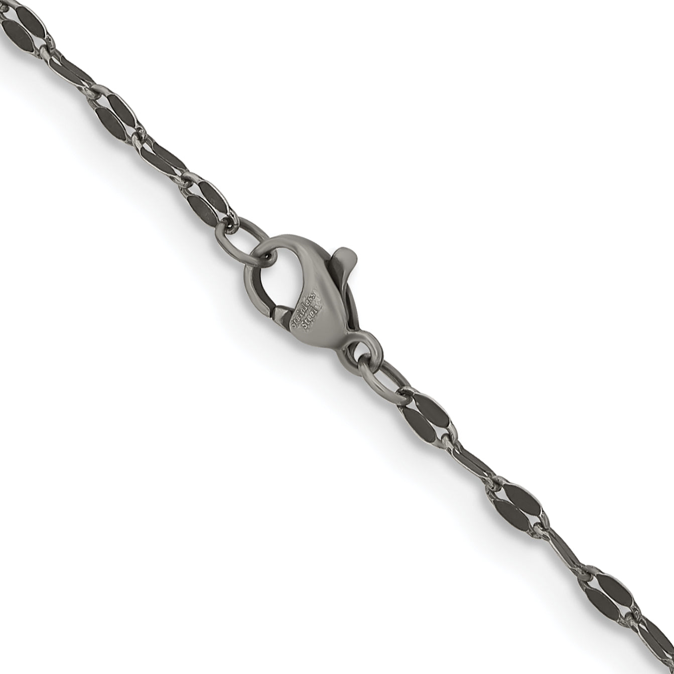 Stainless Steel Anchor Chain Necklace 2.5mm