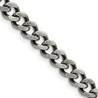 Men's Stainless Steel Curb Chain Necklace 7.5mm