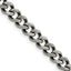 Men's Stainless Steel Curb Chain Necklace 7.5mm