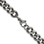 Men's Stainless Steel Curb Chain Necklace 9.25mm