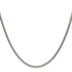 Chisel Stainless Steel Polished 2.5mm Fancy Box Chain
