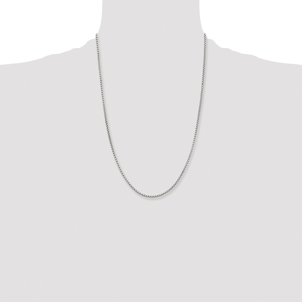 Chisel Stainless Steel Polished 2.5mm Fancy Box Chain