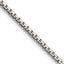 Chisel Stainless Steel Polished 2.5mm Fancy Box Chain