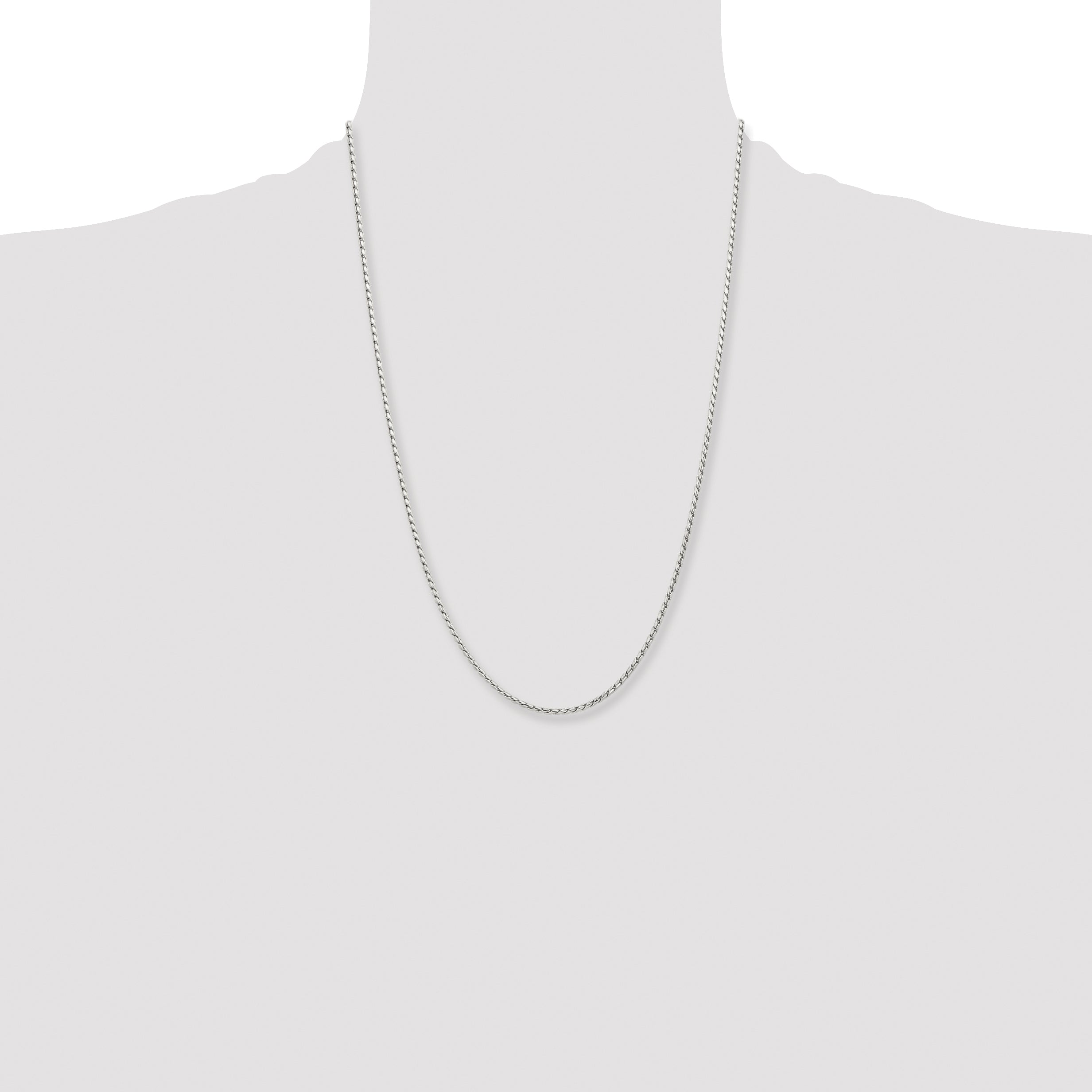 Chisel Stainless Steel Polished 2.5mm Fancy Link Chain