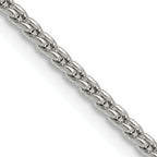 Stainless Steel Wheat Chain Necklace 2.5mm