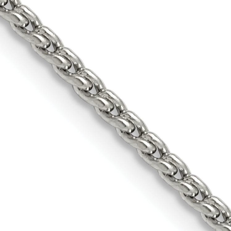 Stainless Steel Wheat Chain Necklace 2.5mm