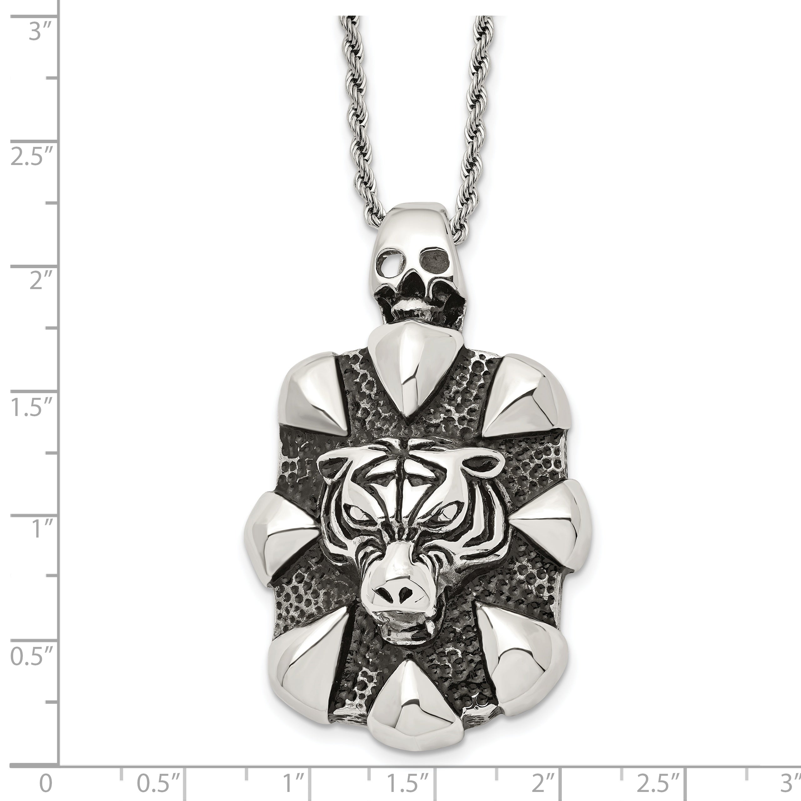 Stainless Steel Rope Chain Necklace 2mm