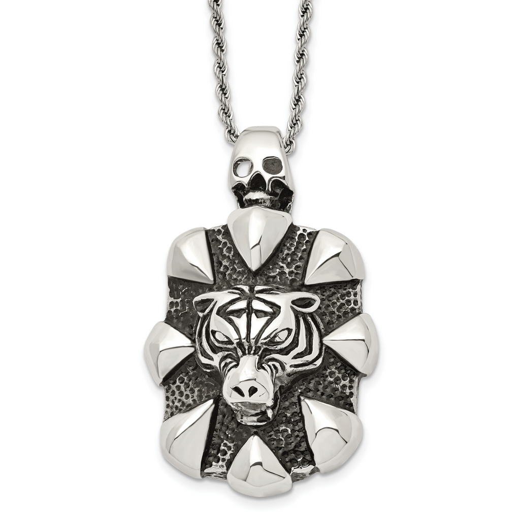 Stainless Steel Rope Chain Necklace 2mm