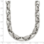 Chisel Stainless Steel Brushed and Polished 20 inch Necklace