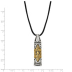Stainless Steel Ion-Plated Cord Chain Necklace 1.5mm