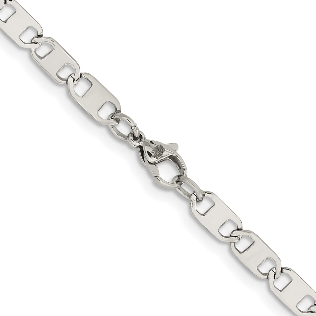 Chisel Stainless Steel Polished 5mm Anchor Chain