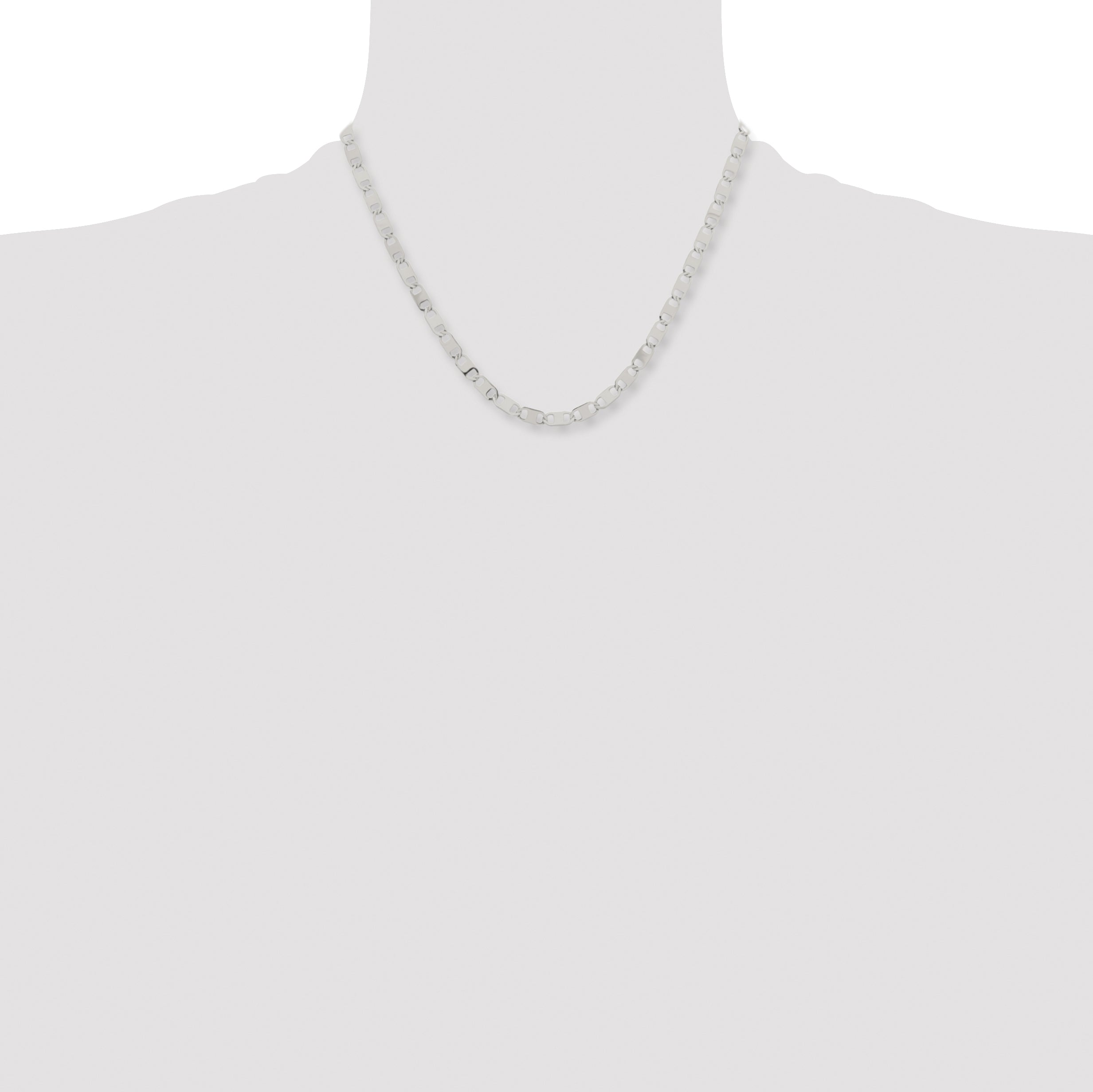 Stainless Steel Anchor Chain Necklace 5mm