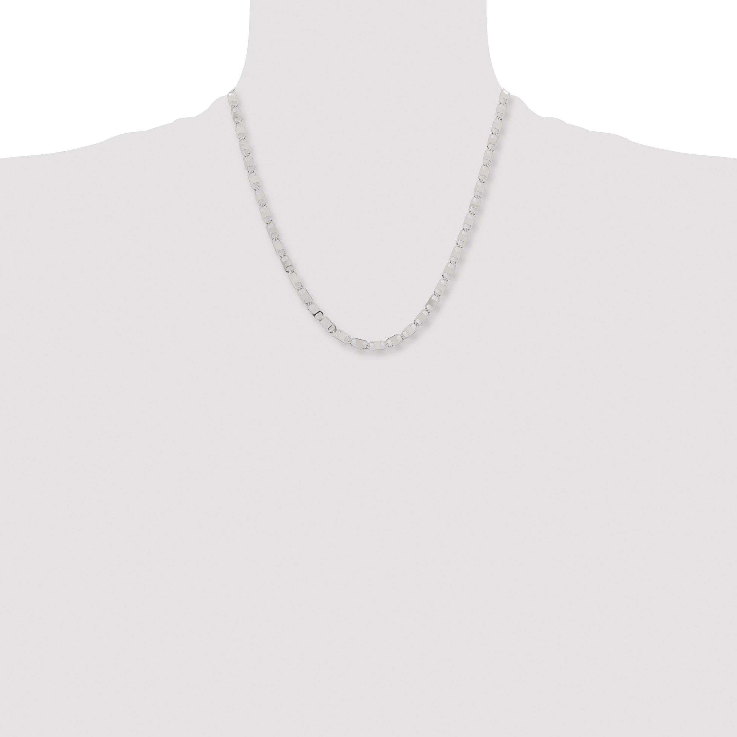 Chisel Stainless Steel Polished 5mm 22 inch Anchor Chain