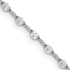 Stainless Steel Polished 2.9mm 16in Fancy Link Chain