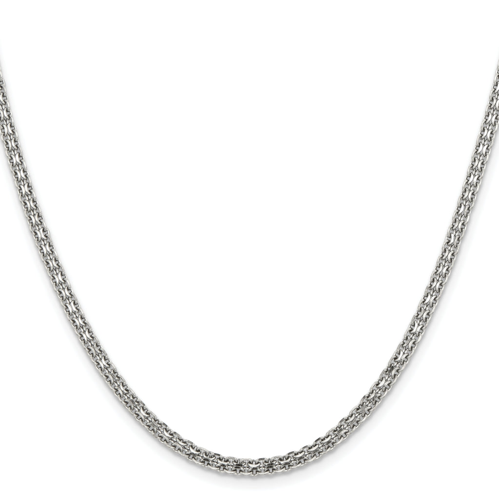 Stainless Steel Bismark Chain Necklace 3.1mm
