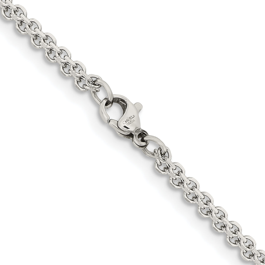 Stainless Steel Bismark Chain Necklace 3.1mm