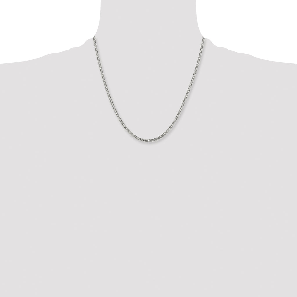 Chisel Stainless Steel Polished 3.1mm Bismark Chain