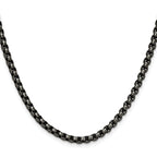Men's Stainless Steel Box Chain Necklace 3.9mm