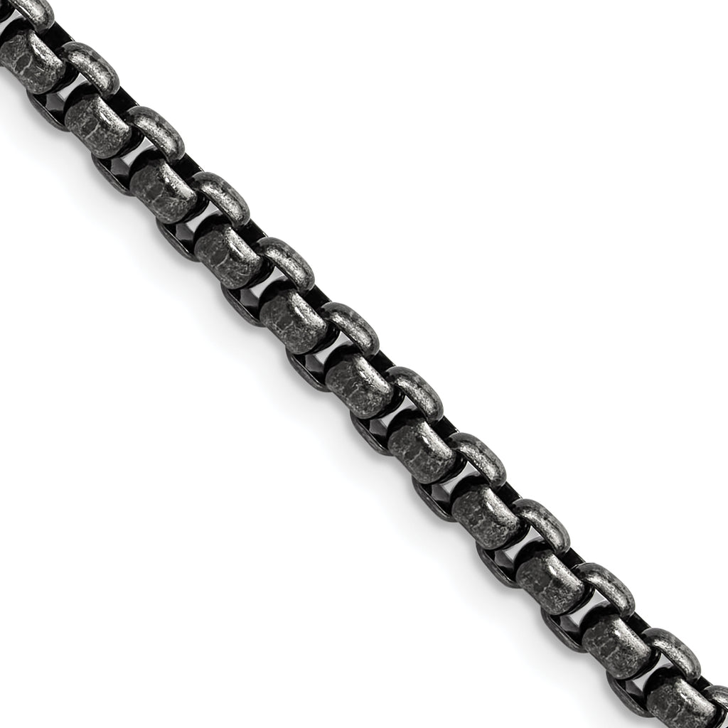 Men's Stainless Steel Box Chain Necklace 3.9mm