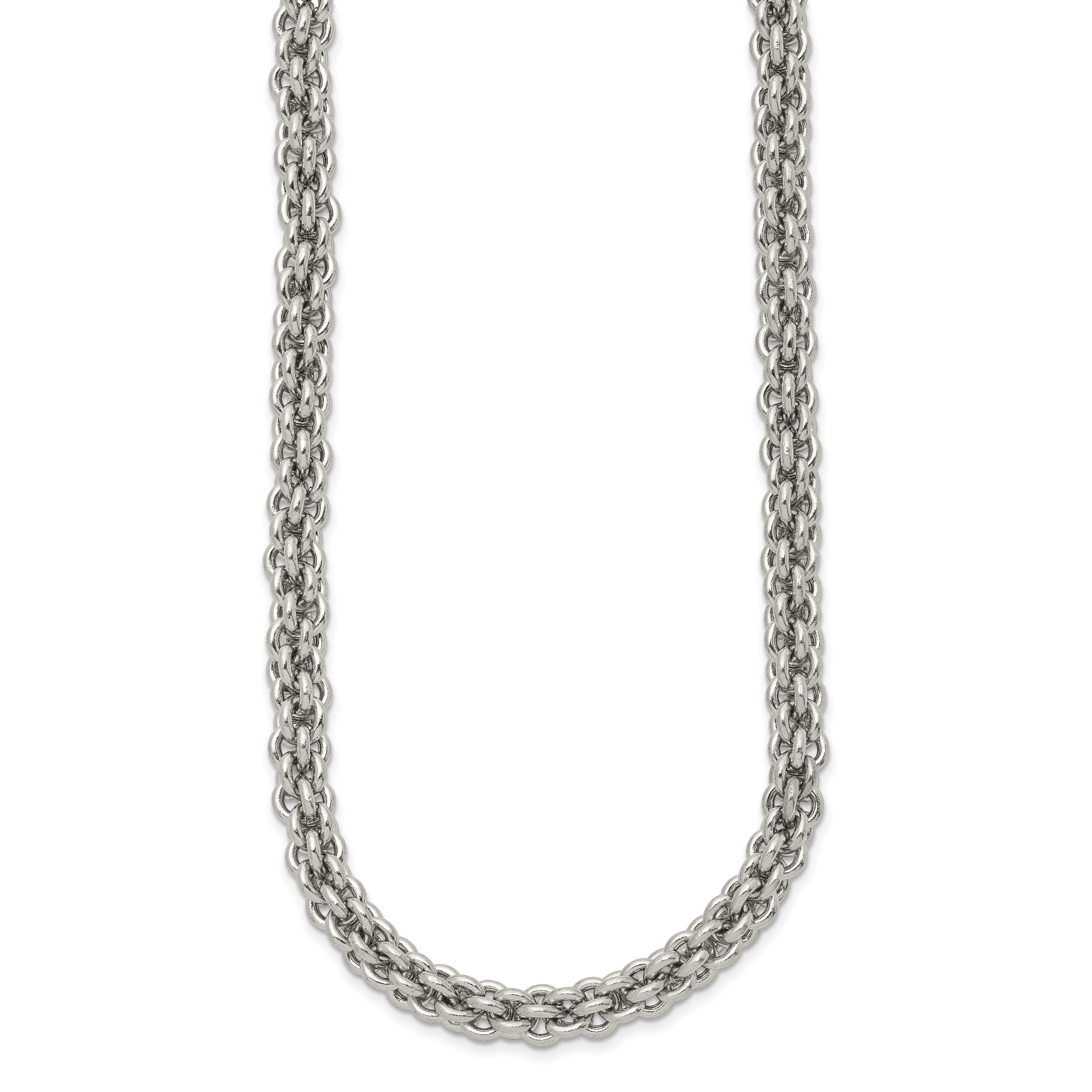 Chisel Stainless Steel Polished 24 inch Necklace Secondary image