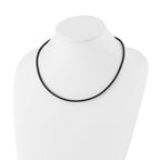 Chisel 3mm Genuine Leather Weave Necklace