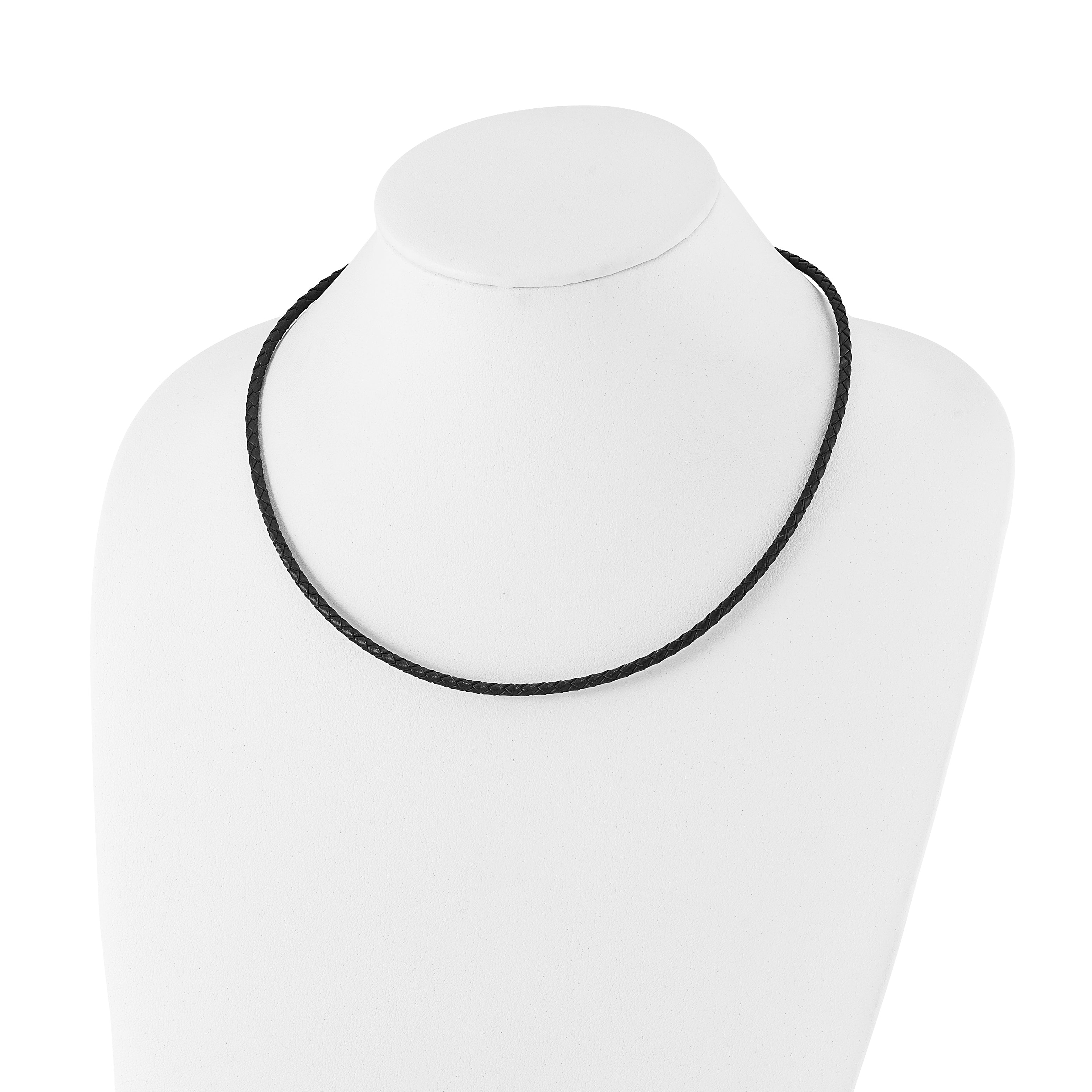 Chisel 3mm Genuine Leather Weave Necklace