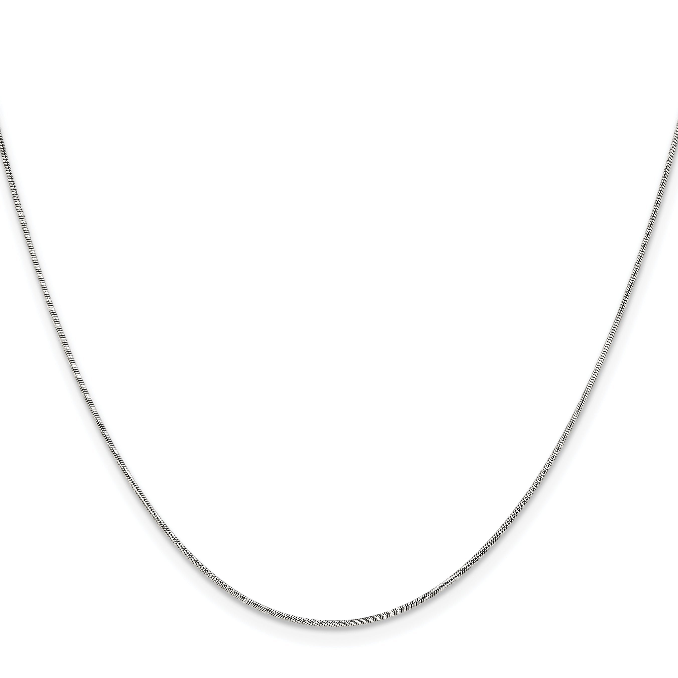 Stainless Steel Snake Chain Necklace 0.9mm Secondary image