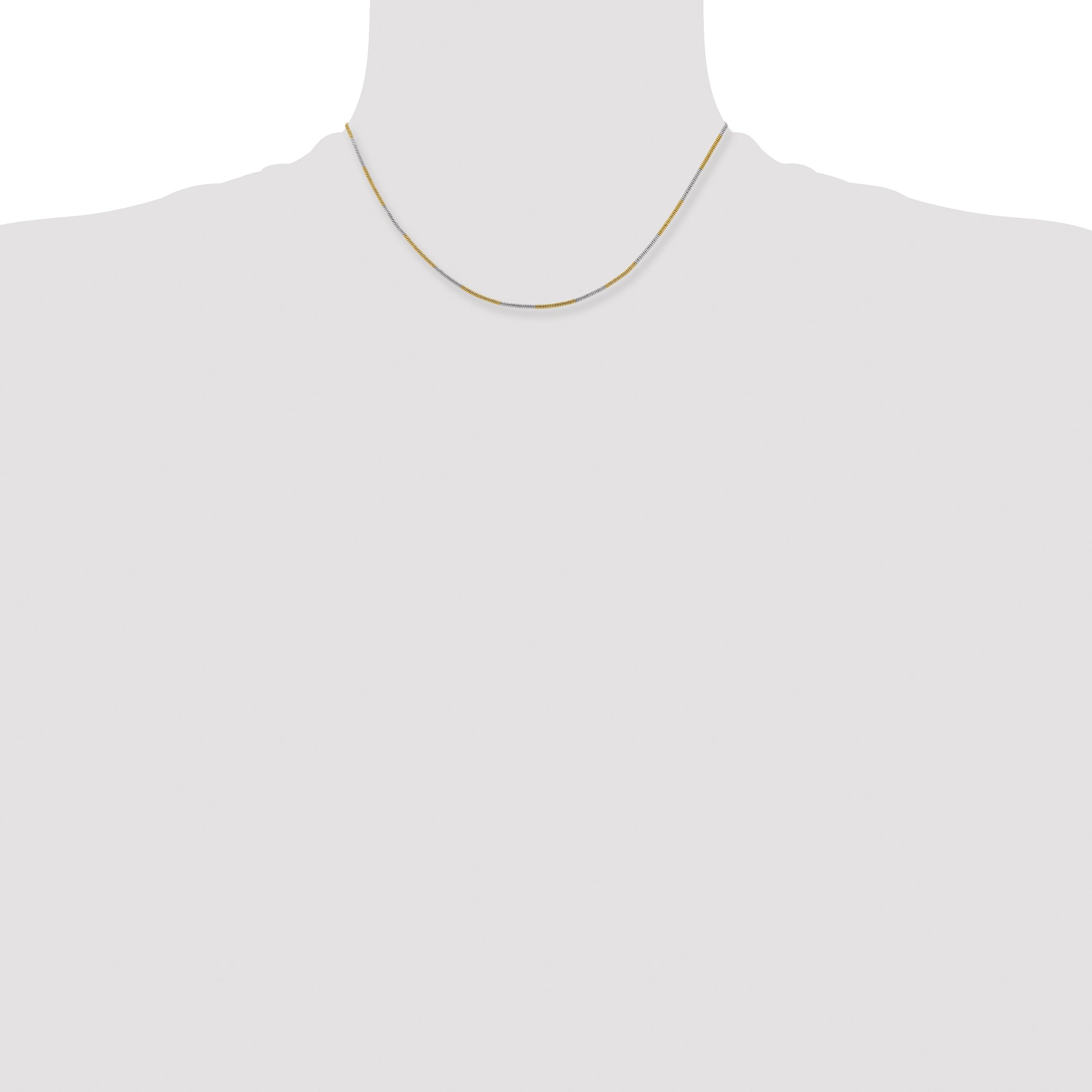 Brass Snake Chain Necklace 1mm