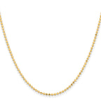 Chisel Gold-tone Brass 2.00mm Plated Ball Chain