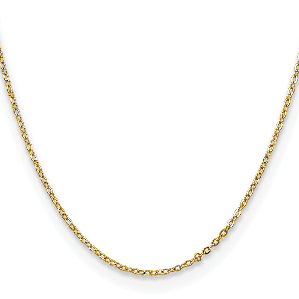 Brass Rolo Chain Necklace 1.7mm