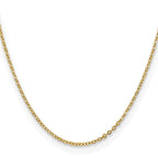 Brass Rolo Chain Necklace 1.7mm