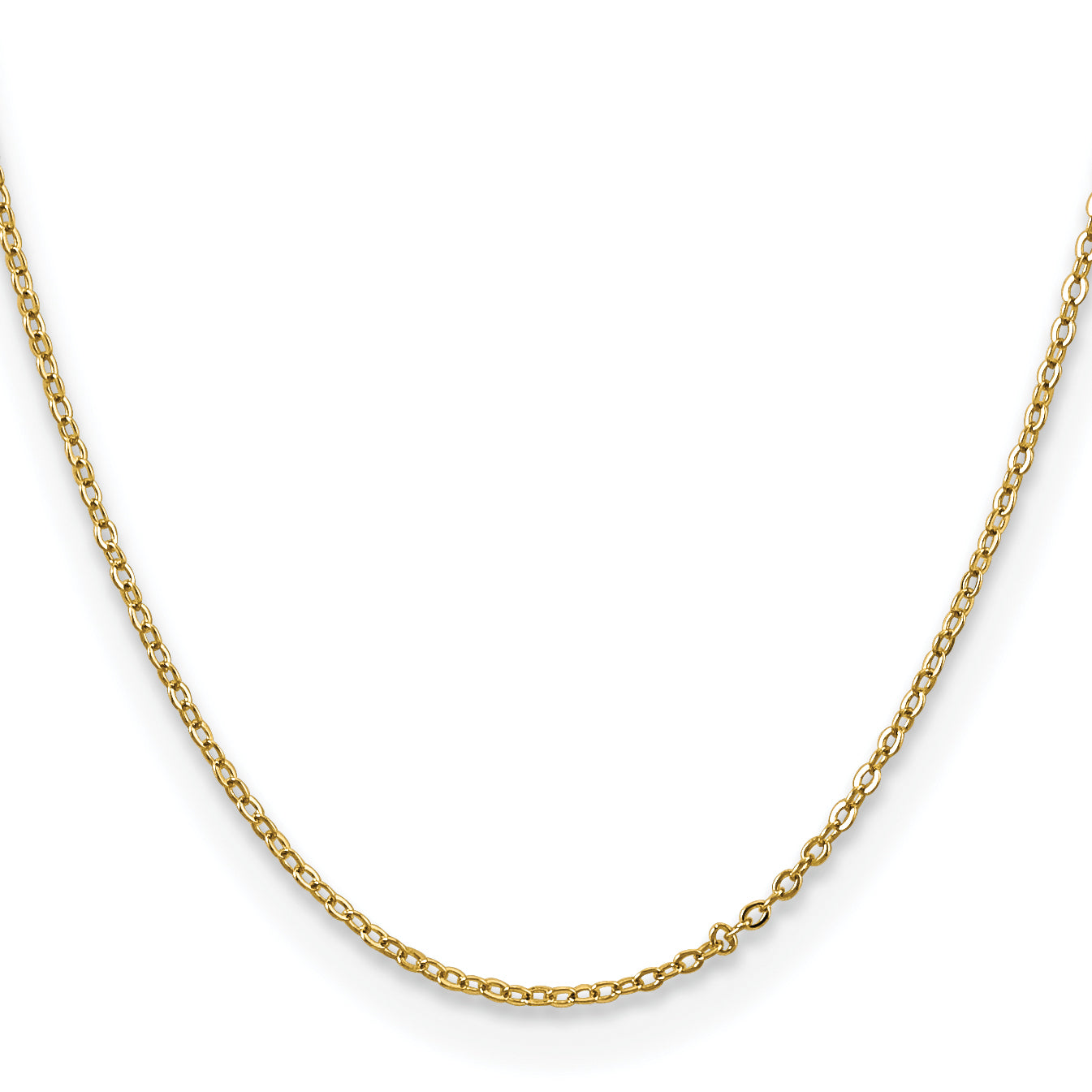 Brass Rolo Chain Necklace 1.7mm