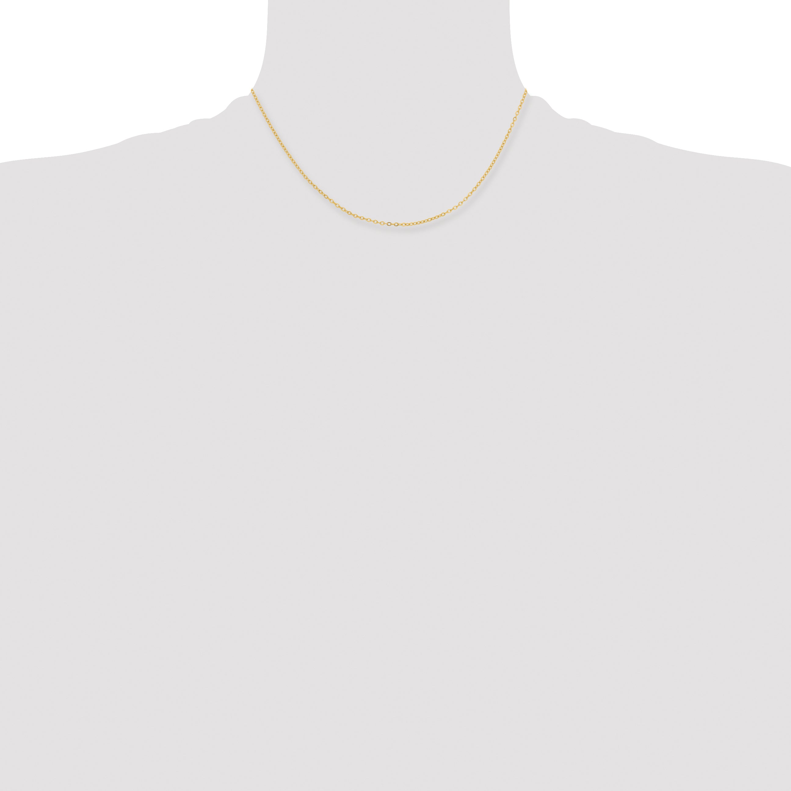 Brass Rolo Chain Necklace 1.7mm