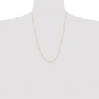 Chisel Gold-tone Brass 1.70mm Plated Rolo Chain