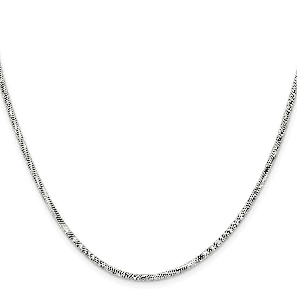 Chisel Stainless Steel Polished 2mm Snake Chain